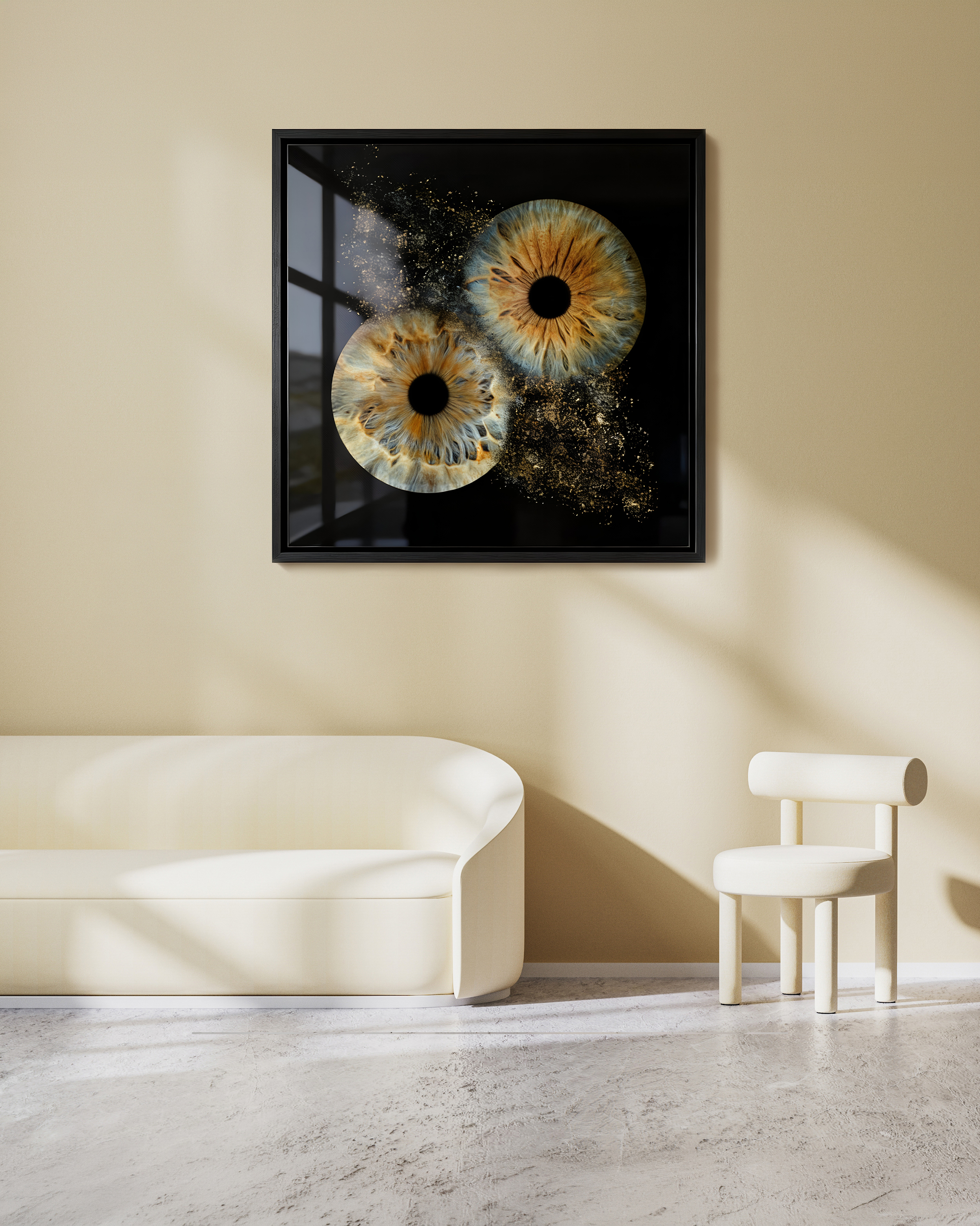 Iris artwork - framed wall art