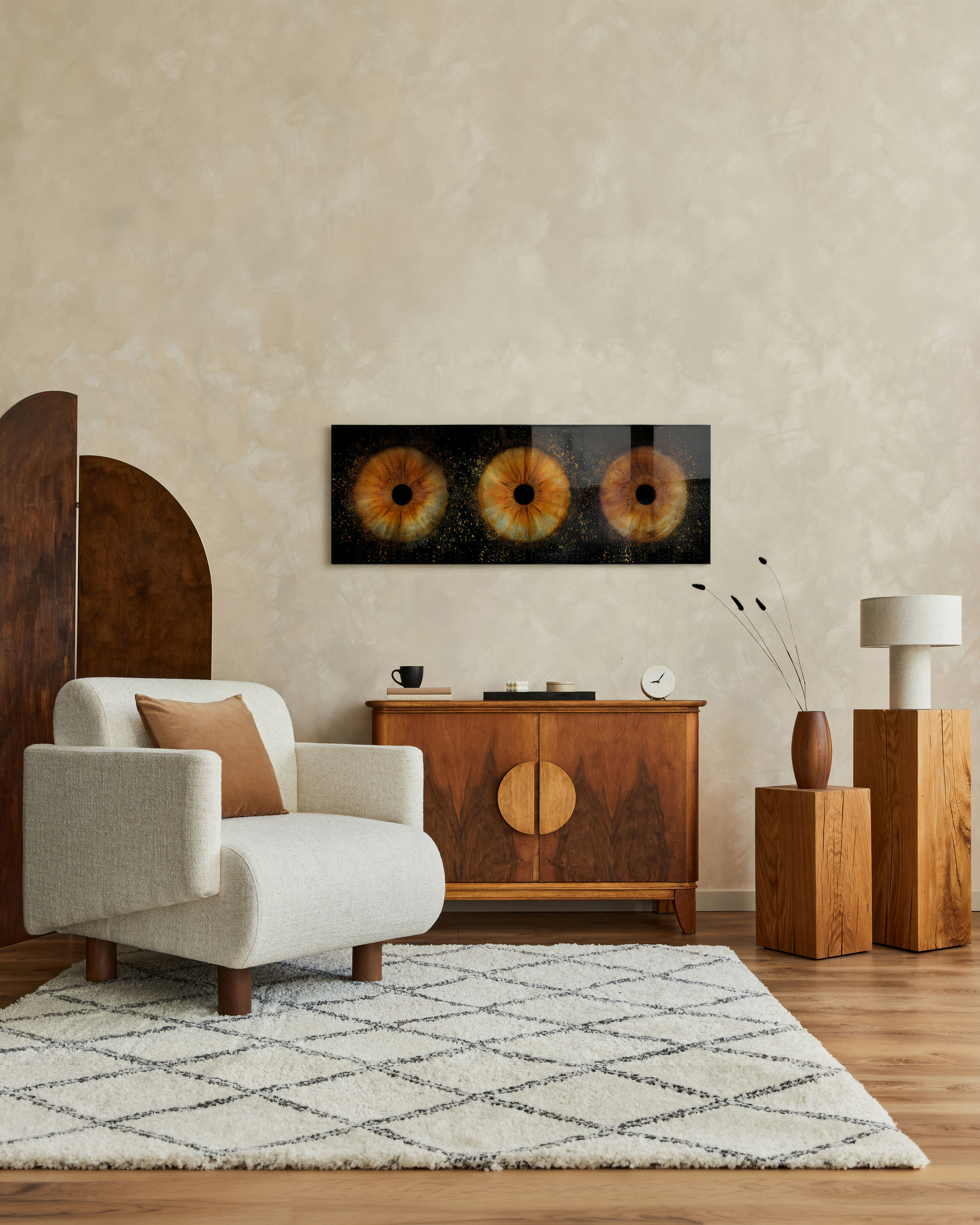 Iris artwork - living room